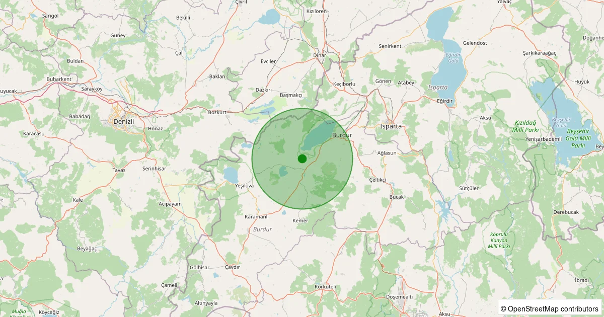 04 Ekim 2025 saat 23:02 - Merkez - 1.70ML depreminin harita gösterimi