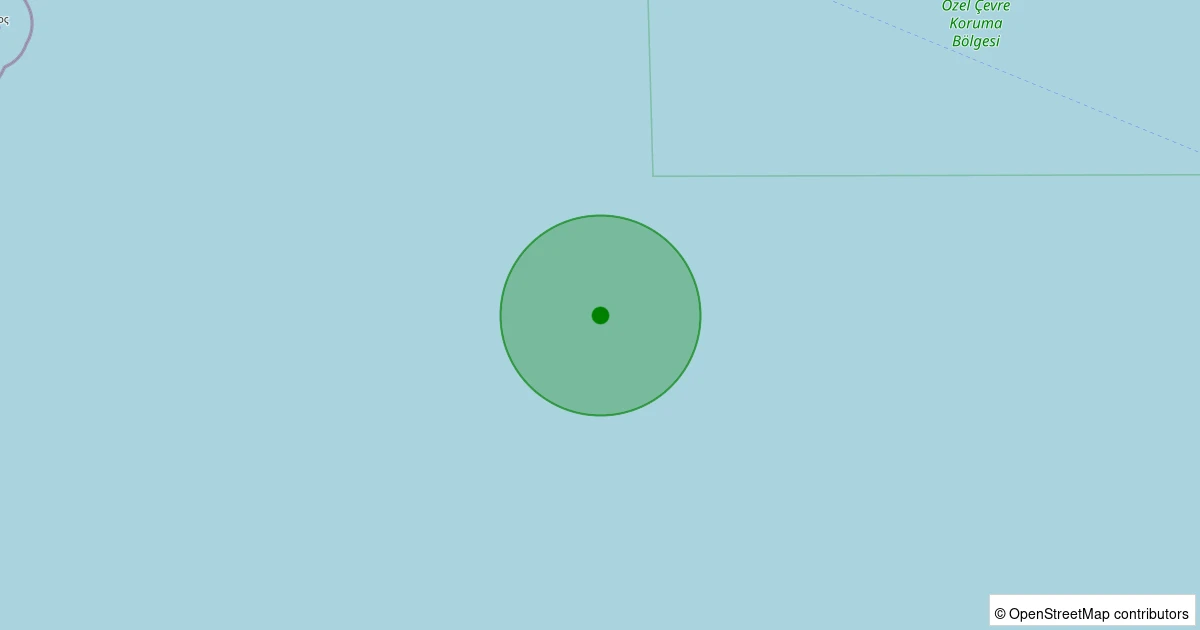 21 Ekim 2025 saat 09:41 - Akdeniz - [163.56 km] Kaş (Antalya) - 2.20ML depreminin harita gösterimi