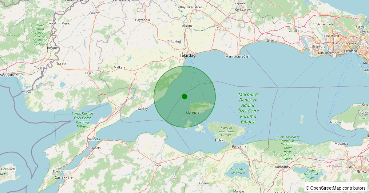 23 Ekim 2025 saat 06:51 - GUZELKOY - 1.70ml depreminin harita gösterimi