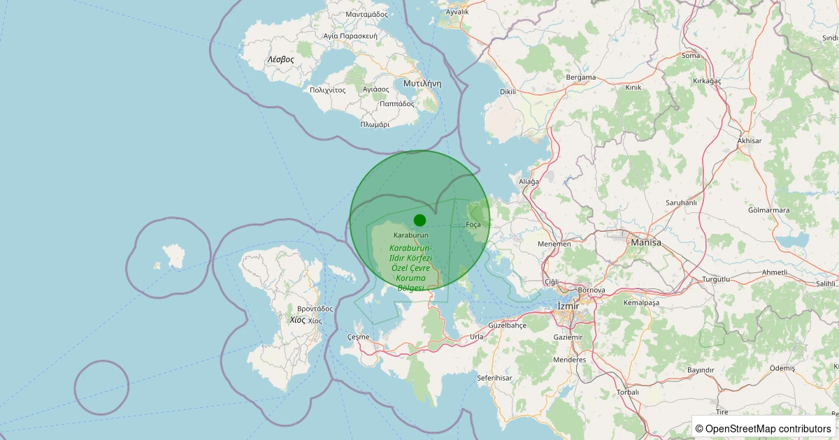 24 Ekim 2025 saat 03:54 - IZMIR - 2.10ml depreminin harita gösterimi