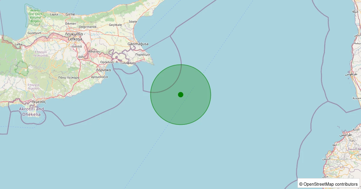 24 Ekim 2025 saat 12:07 - AKDENIZ - 2.70ml depreminin harita gösterimi