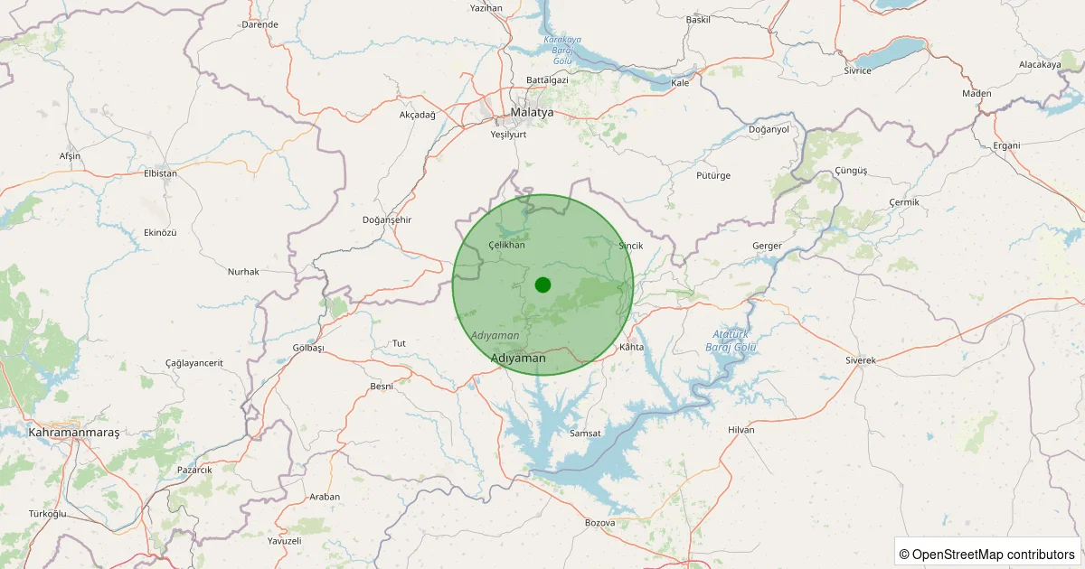 06 Ekim 2025 saat 10:56 - Merkez - 1.30ML depreminin harita gösterimi