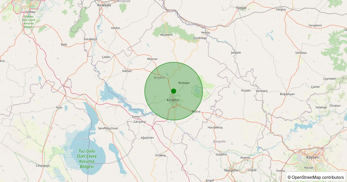 07 Ekim 2025 saat 01:09 - Merkez - 0.90ML depreminin harita gösterimi