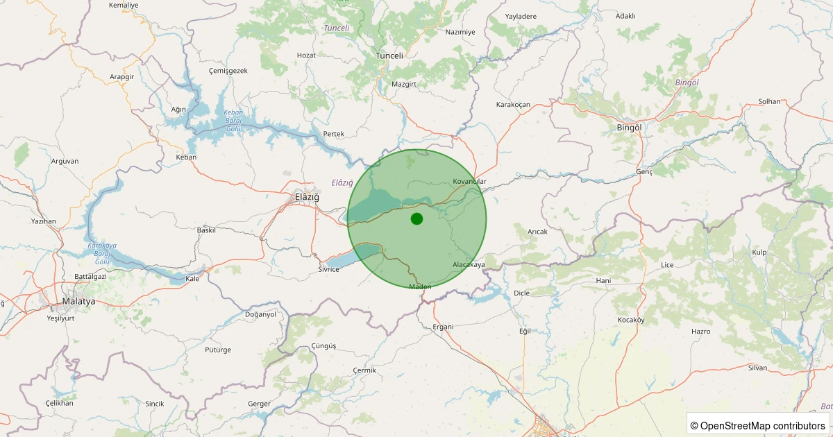 30 Ekim 2025 saat 03:06 - Merkez - Kumla (İğikisüfla) Köyü - 1.60ml depreminin harita gösterimi
