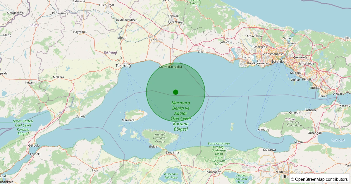 31 Ekim 2025 saat 05:04 - MARMARA - 3.00ml depreminin harita gösterimi