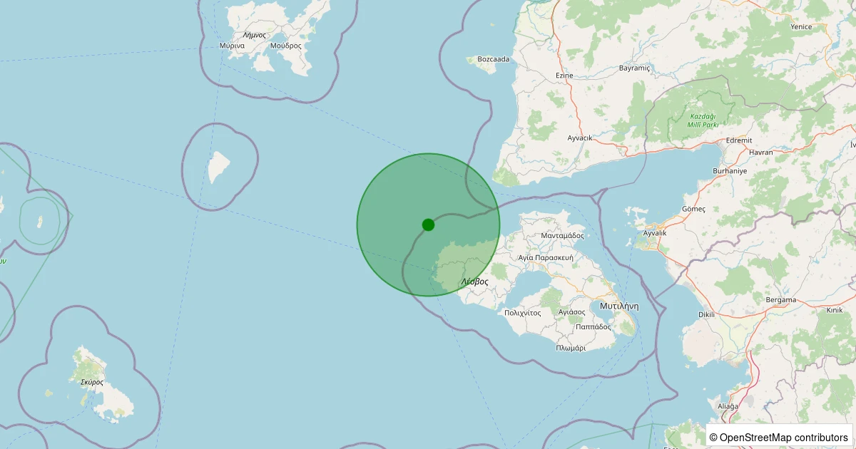 01 Kasım 2025 saat 04:18 - EGE - 2.60ml depreminin harita gösterimi