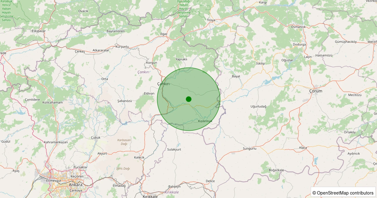 03 Kasım 2025 saat 08:38 - Merkez - Ovacık Köyü - 3.60ml depreminin harita gösterimi