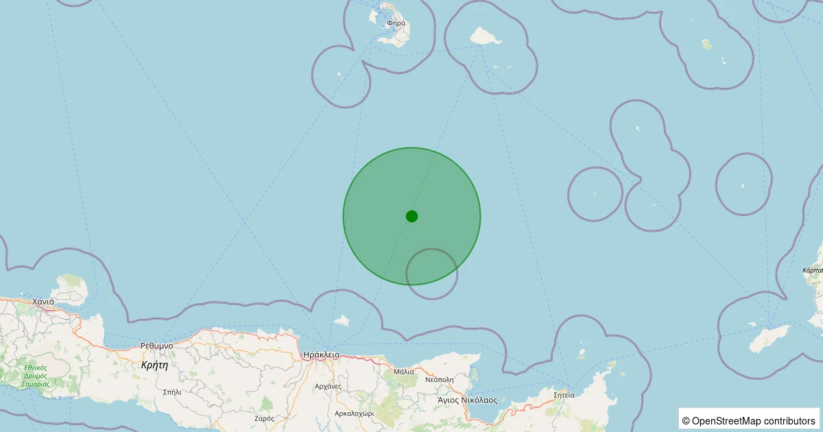 03 Kasım 2025 saat 10:32 - EGE - 2.80ml depreminin harita gösterimi