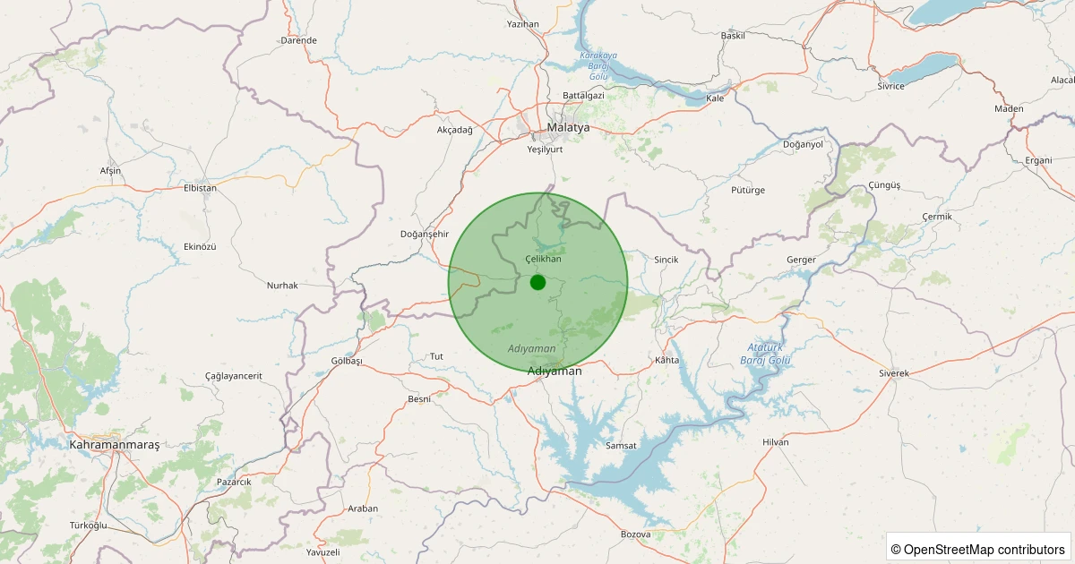 03 Kasım 2025 saat 12:45 - Merkez - Mestan Köyü - 1.50ml depreminin harita gösterimi