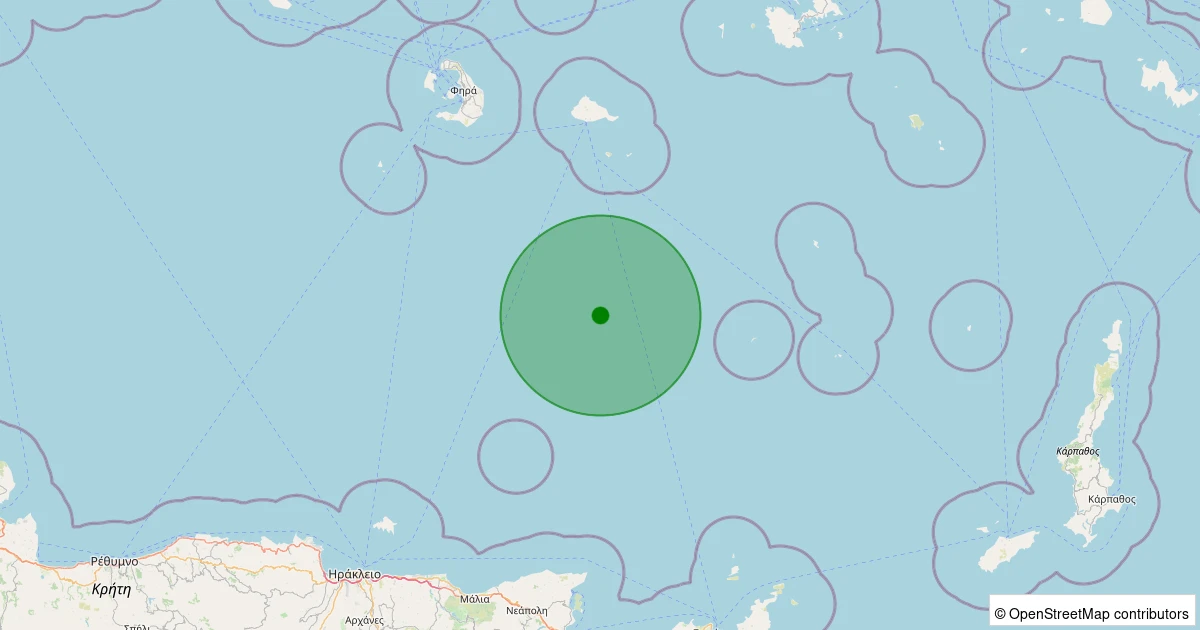 03 Kasım 2025 saat 07:25 - EGE - 1.80ml depreminin harita gösterimi
