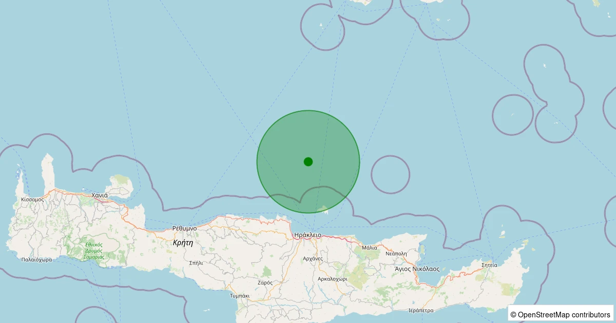 02 Kasım 2025 saat 04:35 - GIRIT - 1.90ml depreminin harita gösterimi