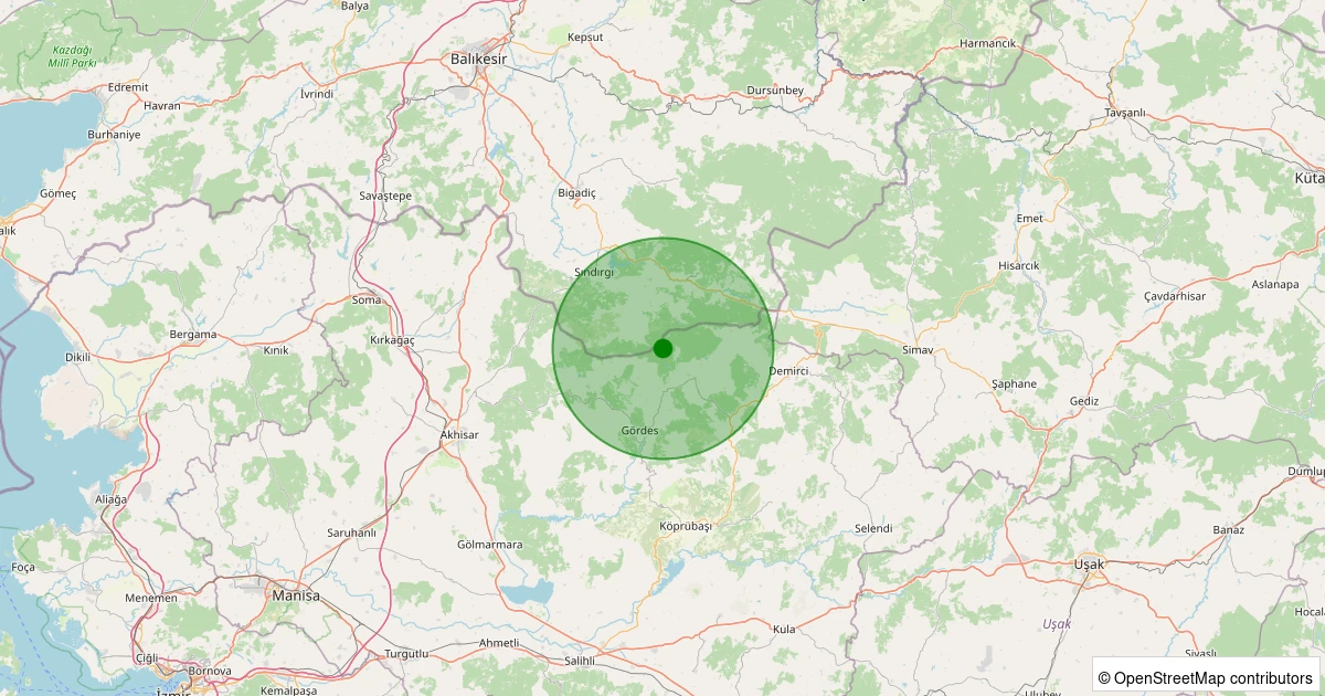 03 Kasım 2025 saat 17:25 - Gördes - Kobaklar - 1.40ml depreminin harita gösterimi