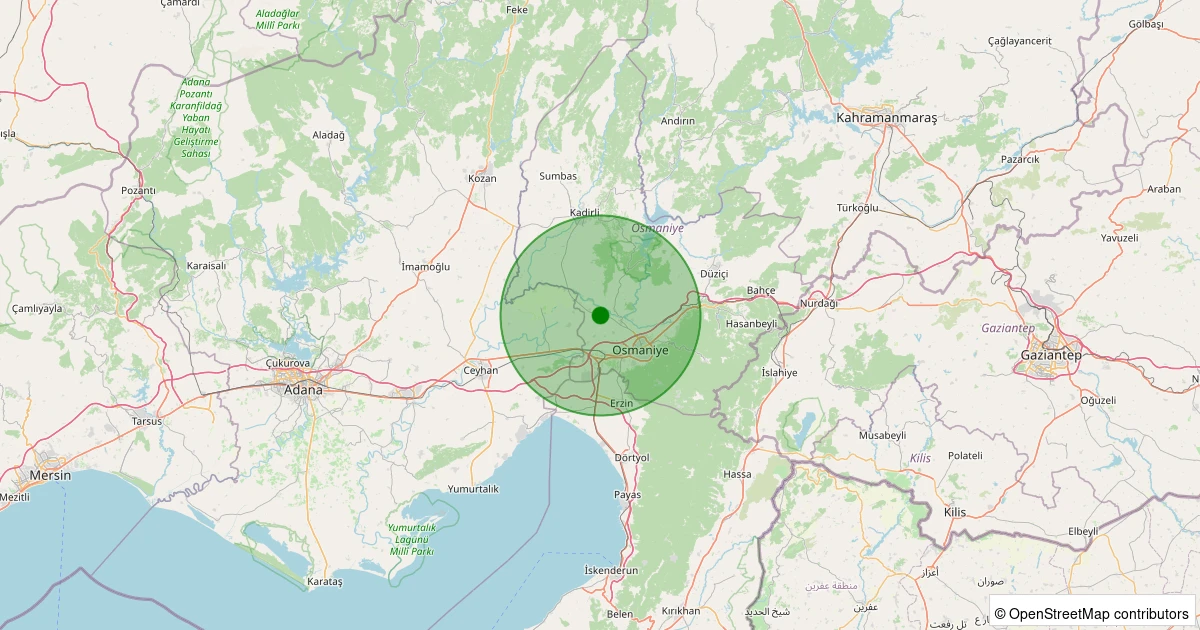04 Kasım 2025 saat 07:11 - Merkez - Kırmıtlı Köyü - 1.70ml depreminin harita gösterimi