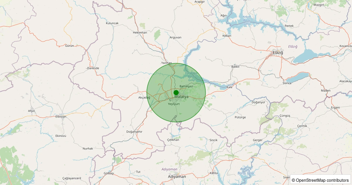 04 Kasım 2025 saat 17:02 - Yeşilyurt - Samanköy - 0.90ML depreminin harita gösterimi