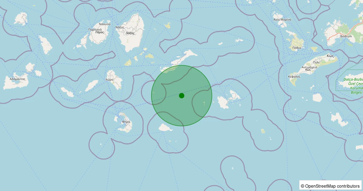 05 Kasım 2025 saat 01:48 - Ege Denizi - 1.50ML depreminin harita gösterimi
