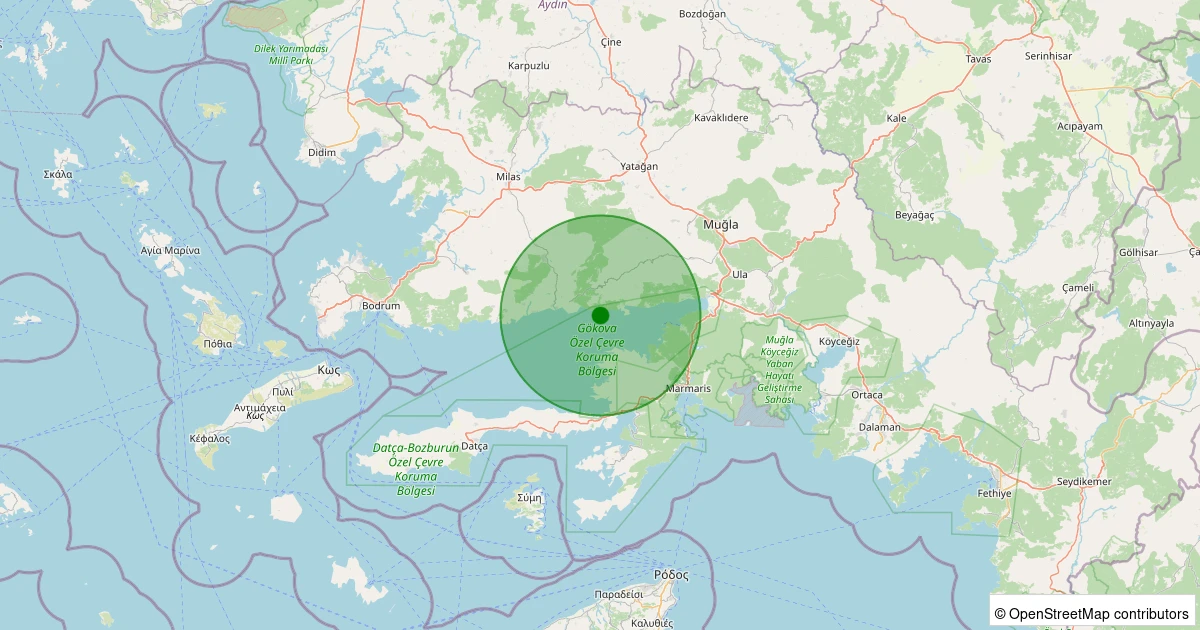 05 Kasım 2025 saat 14:01 - KULTAK-MILAS - 2.00ml depreminin harita gösterimi