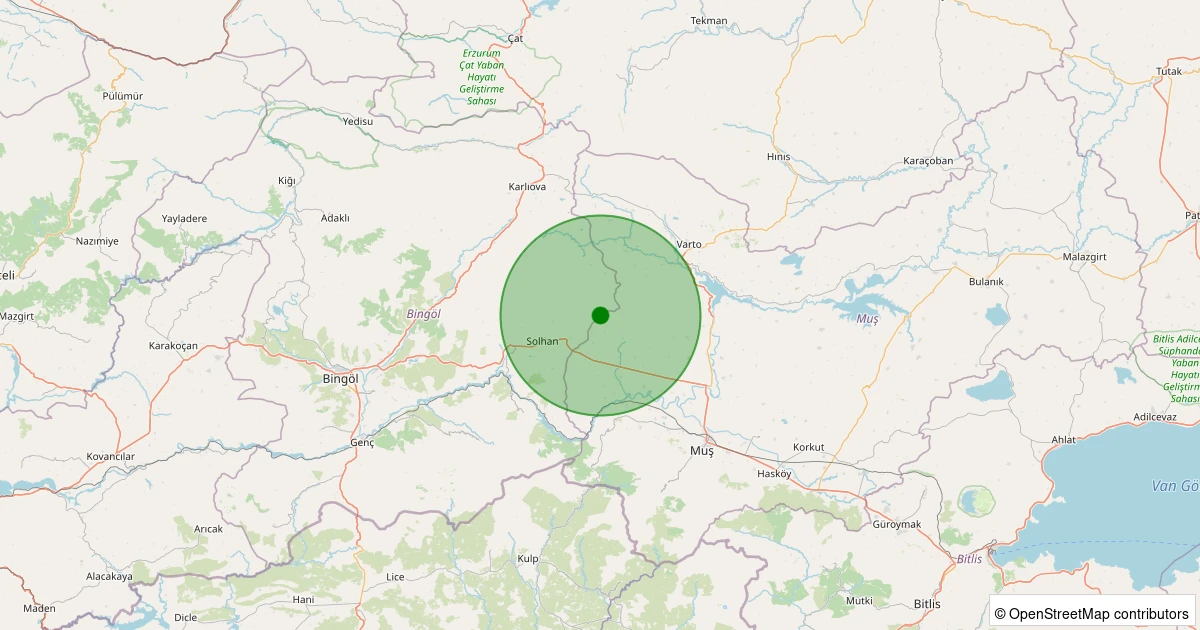 09 Kasım 2025 saat 06:56 - Merkez - Bilek (Pazu) Köyü - 1.40ml depreminin harita gösterimi