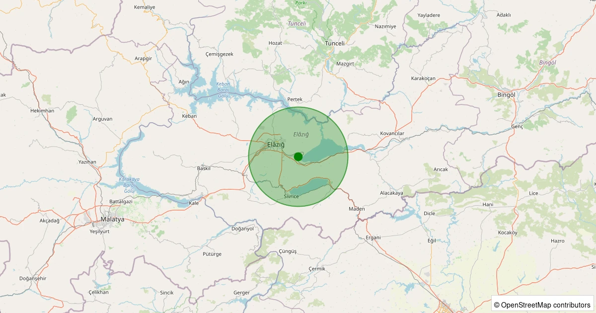 11 Kasım 2025 saat 11:59 - Merkez - Hoğu (Yurtbaşı) Köyü - 1.50ml depreminin harita gösterimi