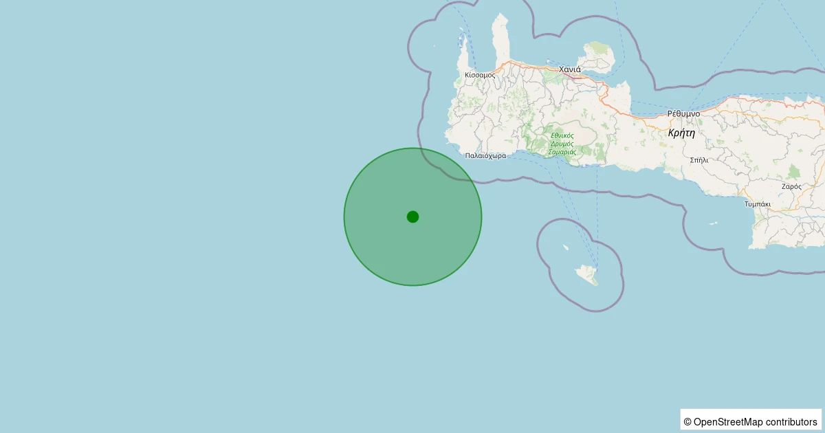12 Kasım 2025 saat 02:03 - Akdeniz - 3.20ML depreminin harita gösterimi