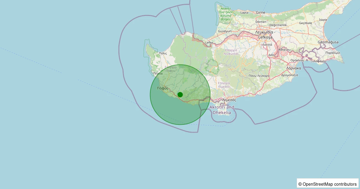 12 Kasım 2025 saat 12:55 - AKDENIZ - 2.50ml depreminin harita gösterimi