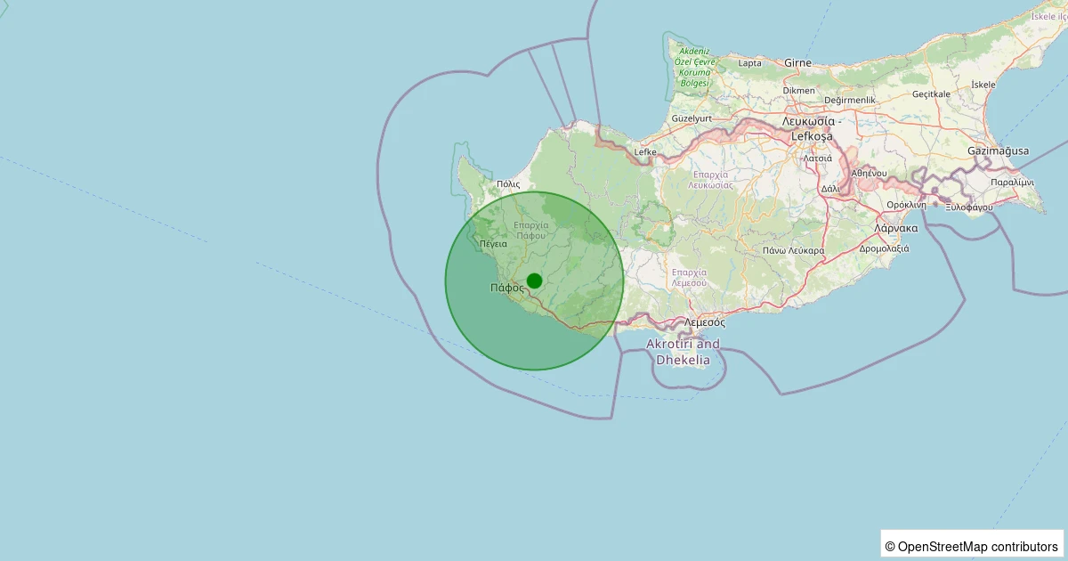 12 Kasım 2025 saat 18:45 - AKDENIZ - 2.30ml depreminin harita gösterimi