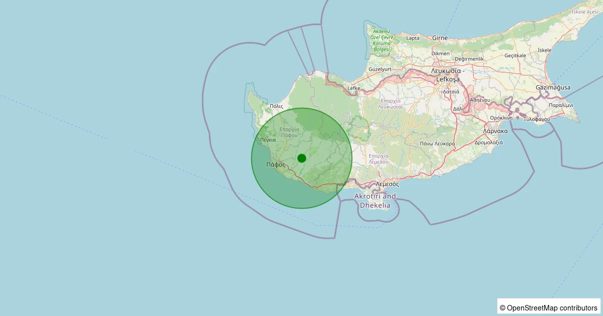 14 Kasım 2025 saat 04:10 - AKDENIZ - 3.20ml depreminin harita gösterimi