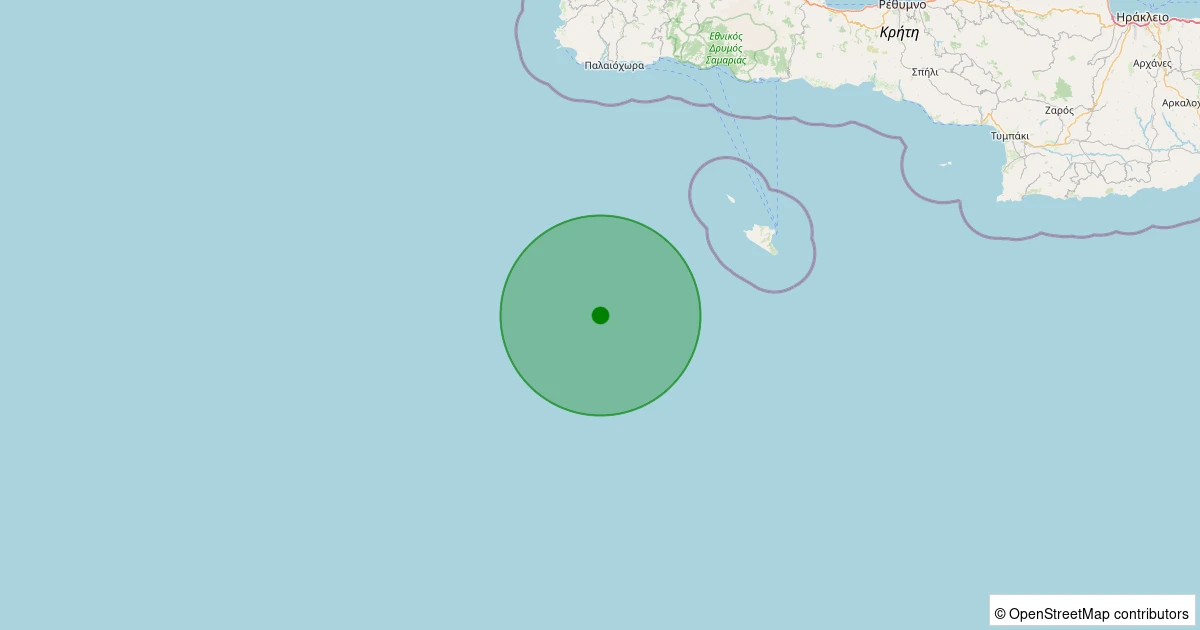 14 Kasım 2025 saat 21:42 - GIRIT - 2.70ml depreminin harita gösterimi