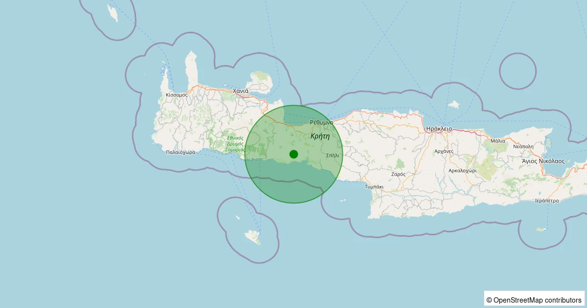 14 Kasım 2025 saat 12:03 - GIRIT - 2.90ml depreminin harita gösterimi