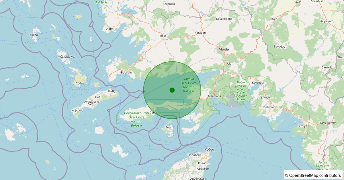 16 Kasım 2025 saat 07:11 - GOKOVA - 1.50ml depreminin harita gösterimi