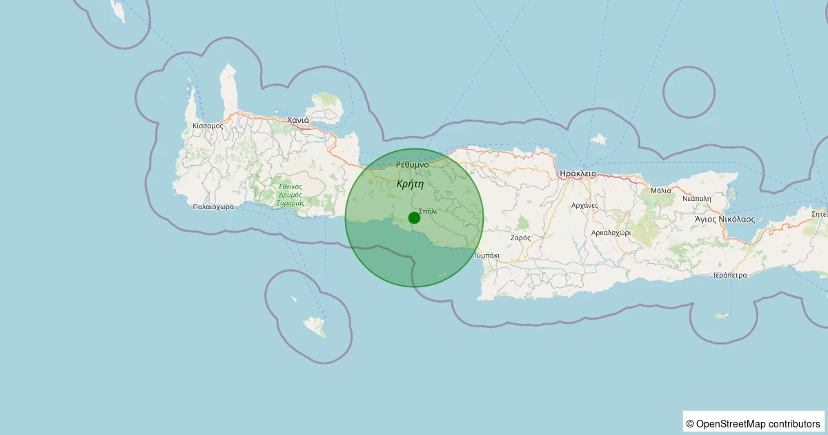 16 Kasım 2025 saat 20:39 - GIRIT - 2.40ml depreminin harita gösterimi