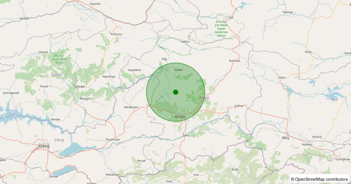 17 Kasım 2025 saat 09:40 - Merkez - Karapınar Köyü - 1.20ml depreminin harita gösterimi