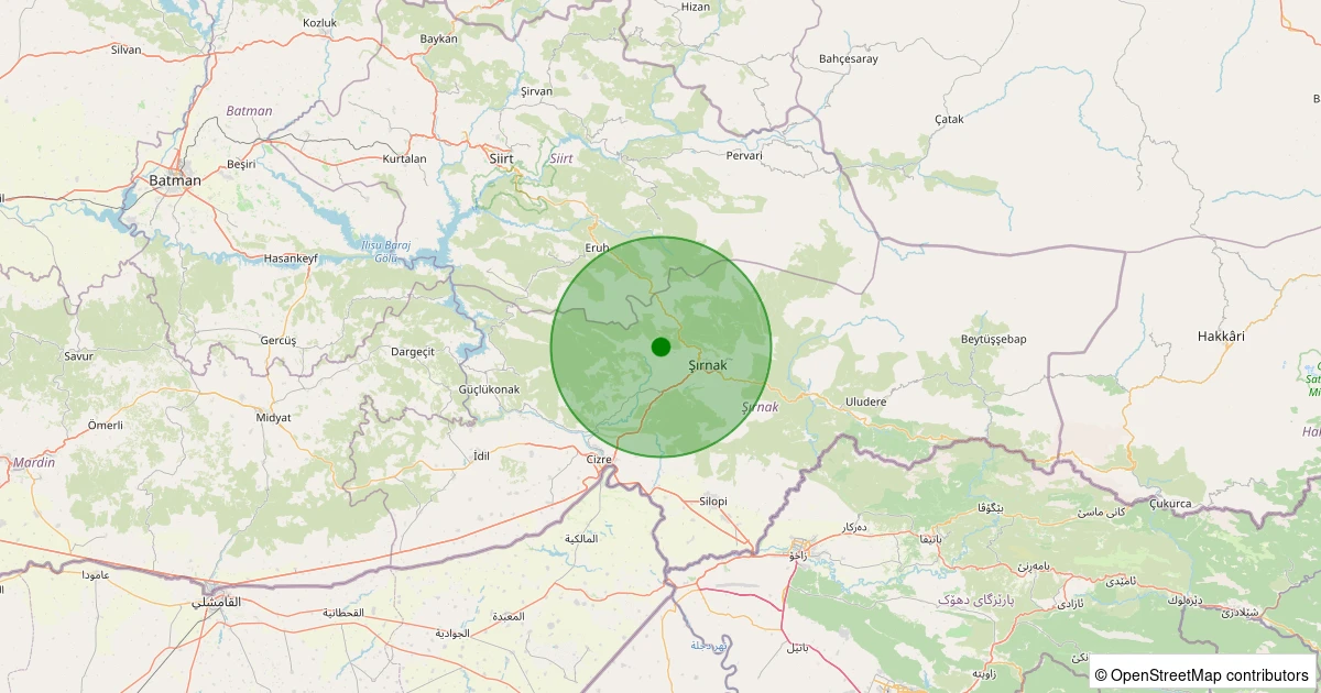 17 Kasım 2025 saat 14:13 - Merkez - Başağaç Köyü - 1.20ml depreminin harita gösterimi