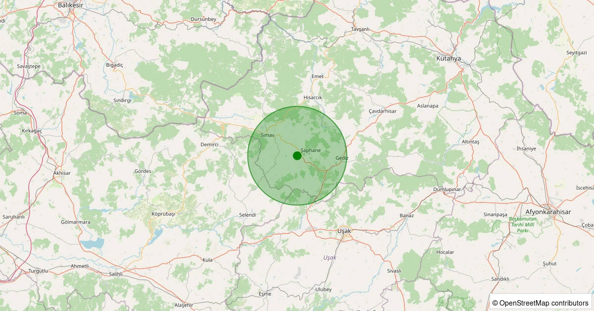 19 Kasım 2025 saat 19:04 - Pazarlar - Pazarlar - 1.50ml depreminin harita gösterimi