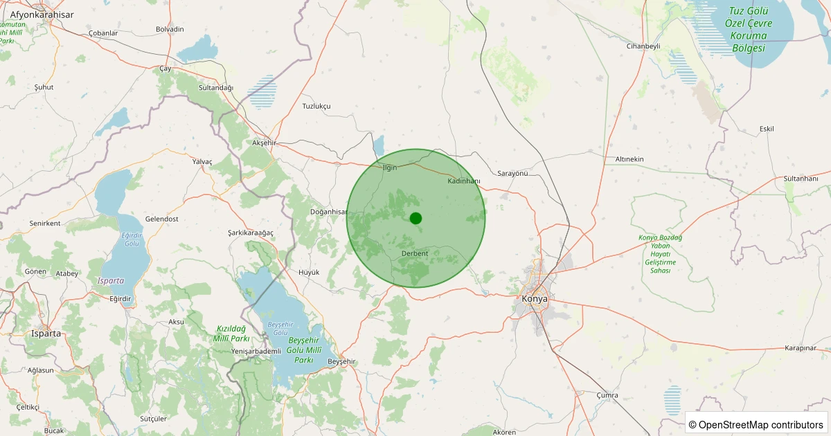 20 Kasım 2025 saat 08:20 - Ilgın - Gökçeyurt-Özlem - 1.20ml depreminin harita gösterimi