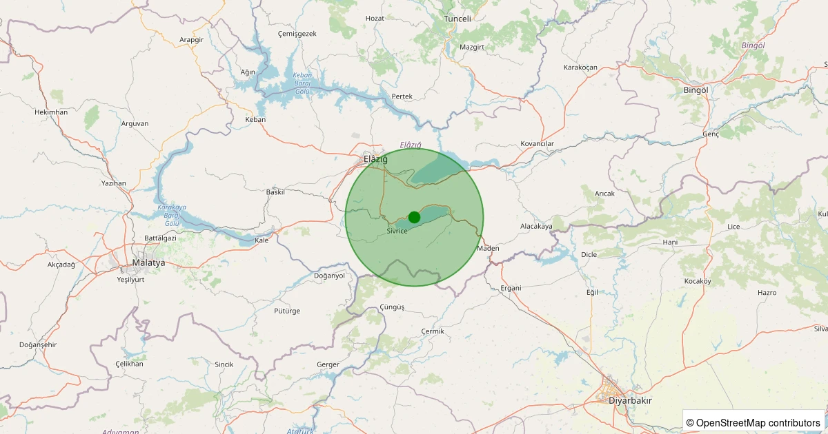 24 Kasım 2025 saat 03:47 - Merkez - 1.10ml depreminin harita gösterimi