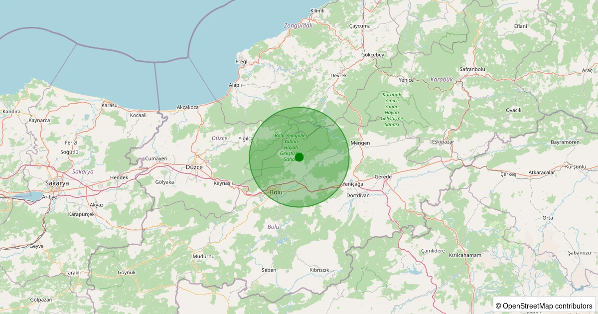 24 Kasım 2025 saat 05:55 - Merkez - 1.50ml depreminin harita gösterimi