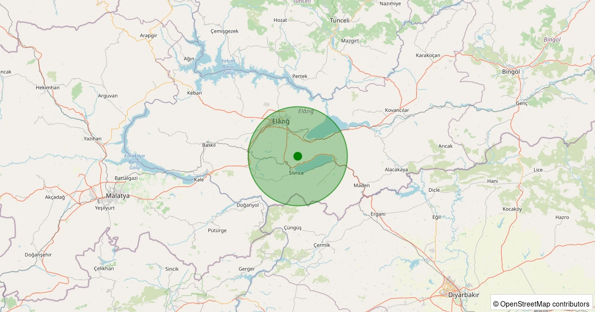 24 Kasım 2025 saat 23:03 - Merkez - Acıpayam Köyü - 0.90ML depreminin harita gösterimi