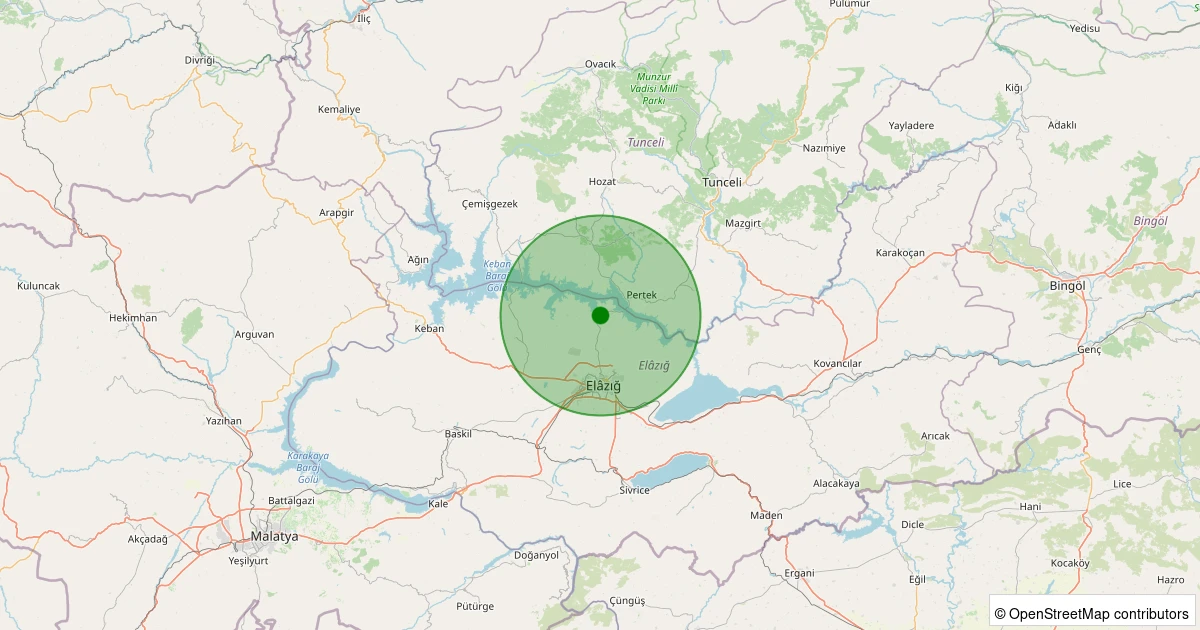 25 Kasım 2025 saat 12:06 - Merkez - Aydıncık Köyü - 1.60ml depreminin harita gösterimi