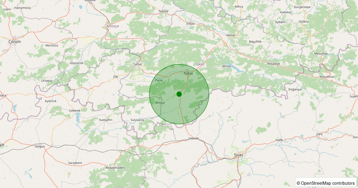 25 Kasım 2025 saat 18:48 - Merkez - Madas Köyü - 2.40ml depreminin harita gösterimi