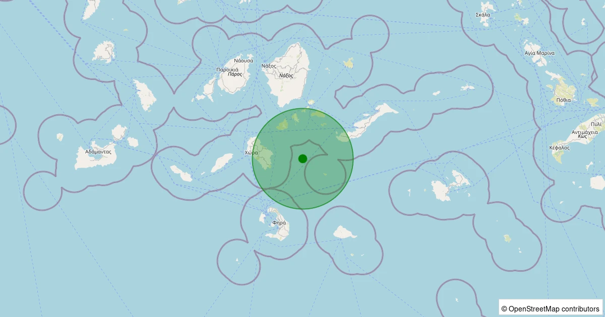 25 Kasım 2025 saat 19:45 - EGE - 2.30ml depreminin harita gösterimi