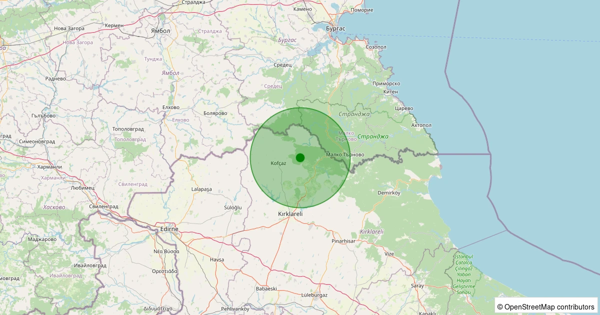 27 Kasım 2025 saat 14:56 - Merkez - Kula Köyü - 1.40ml depreminin harita gösterimi