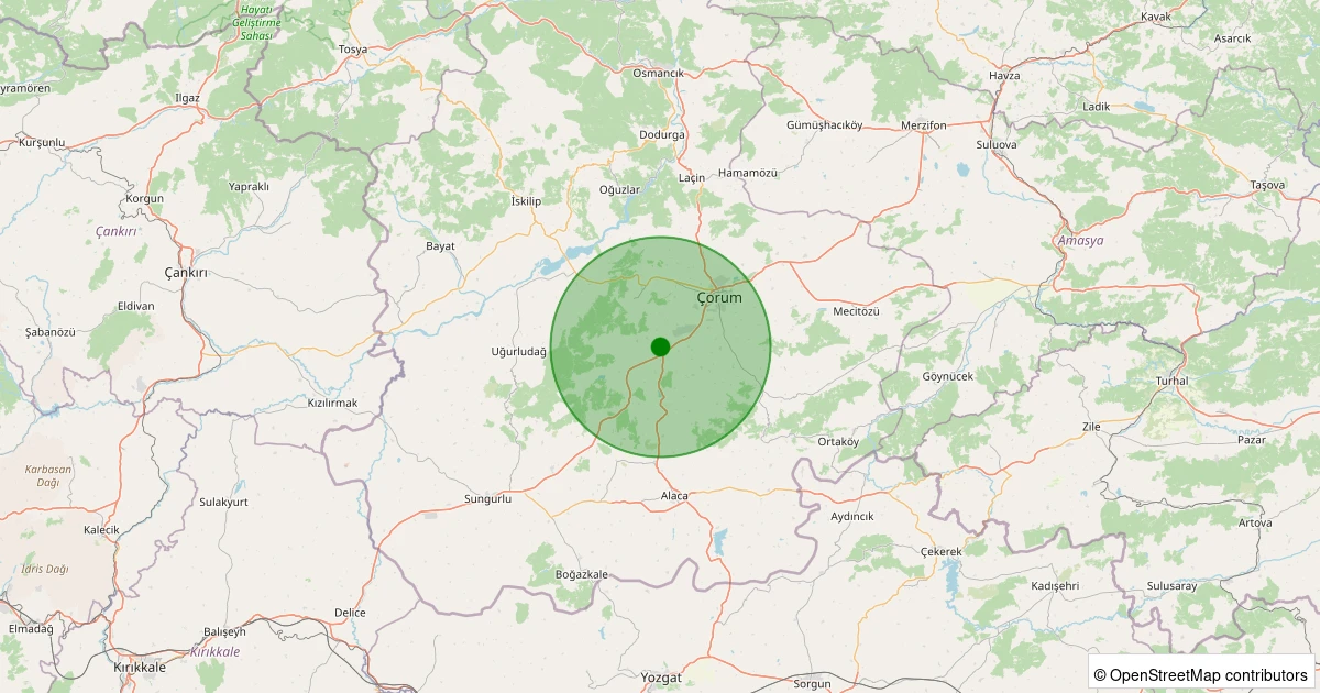 29 Kasım 2025 saat 02:26 - Merkez - Sarimbey Köyü - 1.20ml depreminin harita gösterimi