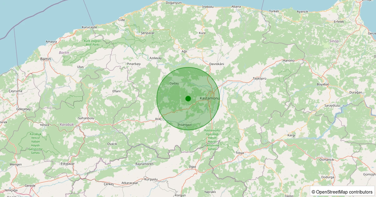 02 Aralık 2025 saat 03:17 - Merkez - Ahlatcık Köyü - 1.10ml depreminin harita gösterimi