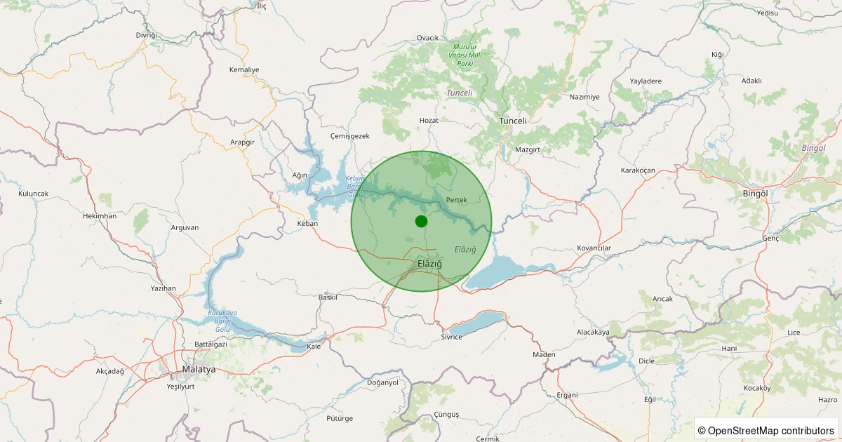 04 Aralık 2025 saat 12:22 - Merkez - Aydıncık Köyü - 1.30ml depreminin harita gösterimi