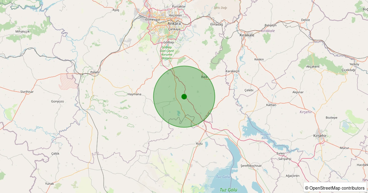 06 Aralık 2025 saat 06:42 - Gölbaşı - Emirler - 1.20ml depreminin harita gösterimi