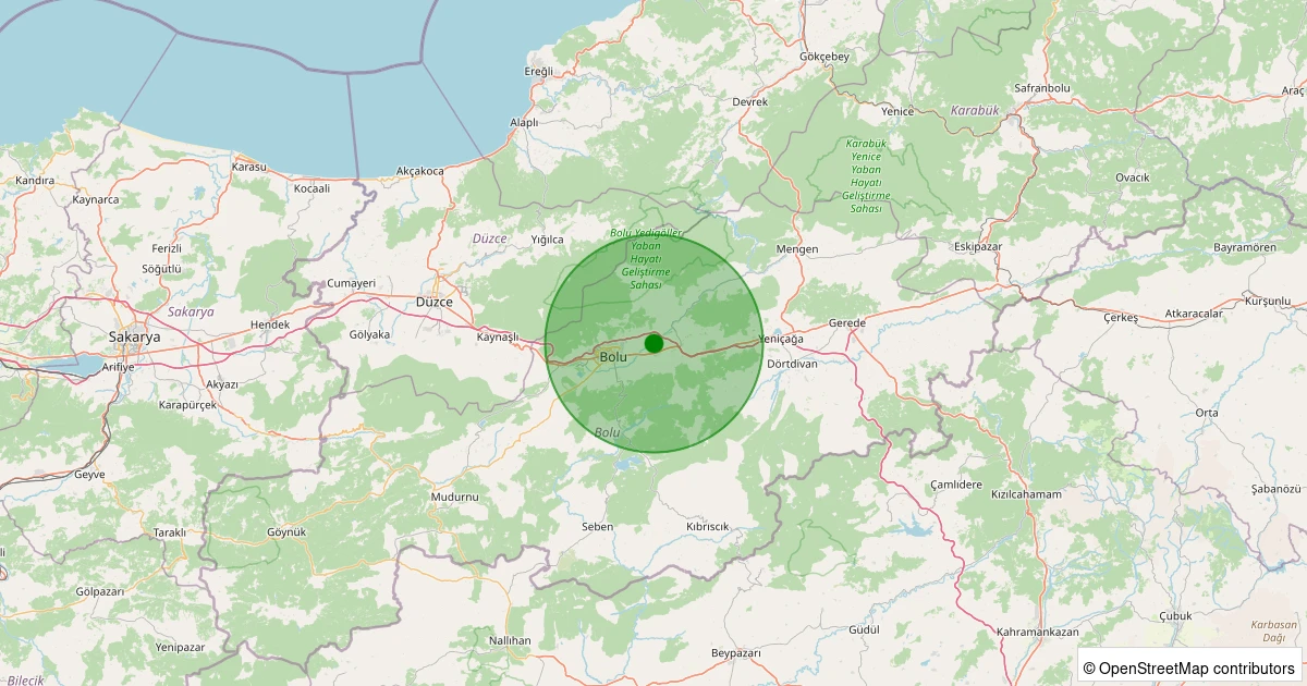 08 Aralık 2025 saat 04:42 - Merkez - Bahçeköy Köyü - 1.80ml depreminin harita gösterimi