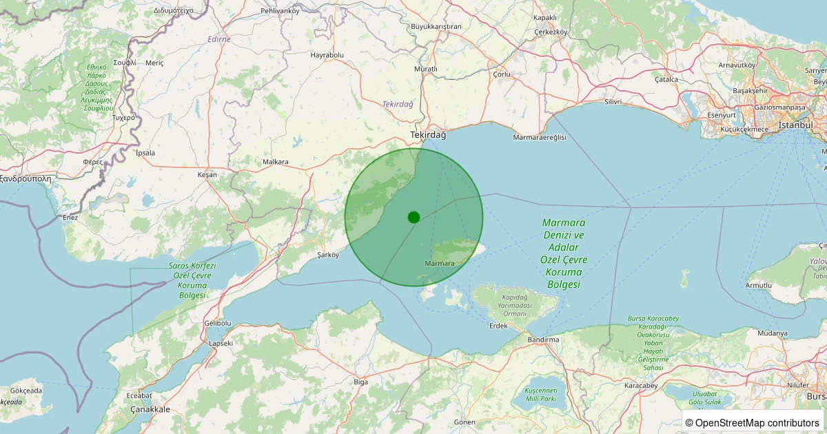 07 Aralık 2025 saat 08:44 - GUZELKOY - 1.70ml depreminin harita gösterimi