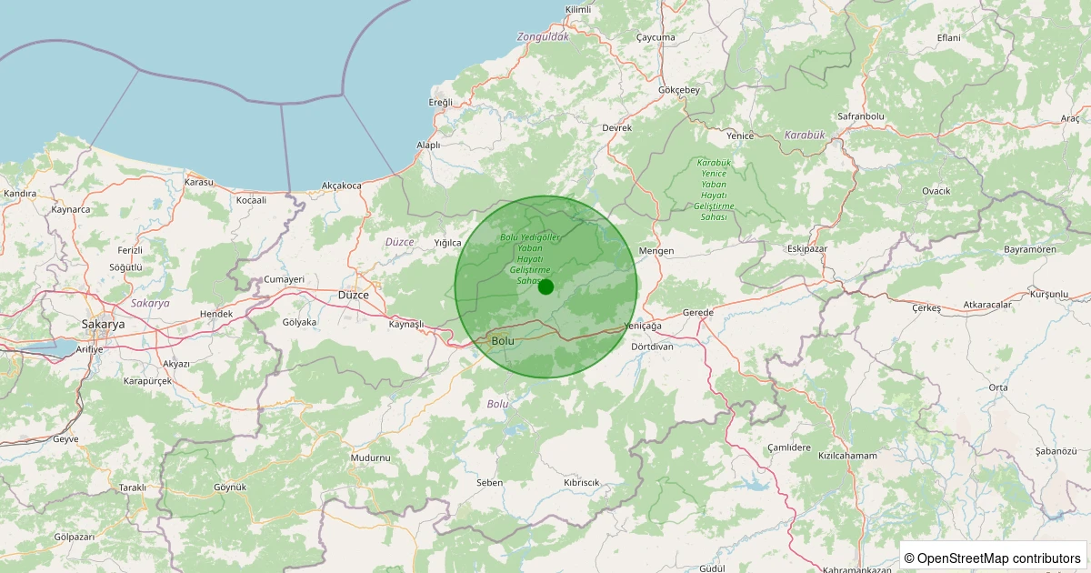 06 Aralık 2025 saat 18:07 - Merkez - 1.40ml depreminin harita gösterimi