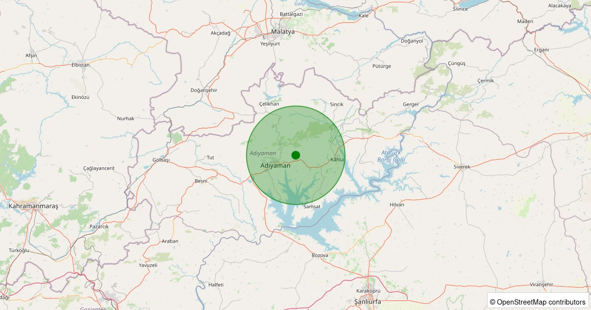 10 Aralık 2025 saat 16:34 - Merkez - Dağkuyucak Köyü - 1.40ml depreminin harita gösterimi