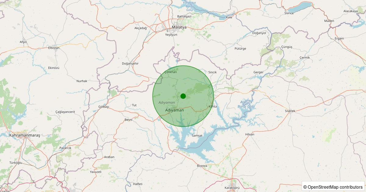 10 Aralık 2025 saat 16:34 - Merkez - Dağkuyucak Köyü - 1.40ML depreminin harita gösterimi